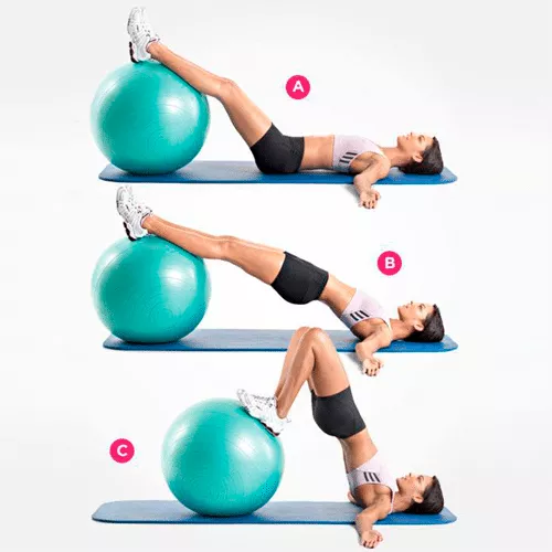 Pelota De Yoga 45 Cm Pilates Fitball Suiza + Inflador 